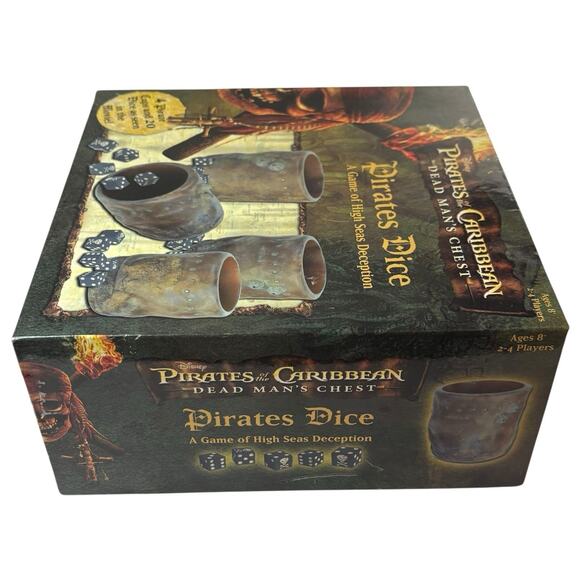 Disney Pirates Of The Caribbean "Pirate's Dice" Game Dead Man’s Chest 100% - Picture 8 of 16